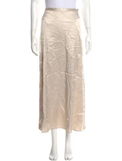Pre-owned Aeron Midi Length Skirt In Neutral
