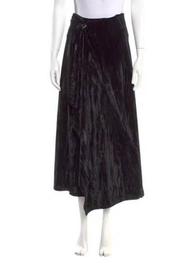 Pre-owned Aeron Midi Length Skirt W/ Tags In Black