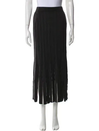 Pre-owned Aeron Midi Length Skirt W/ Tags In Black