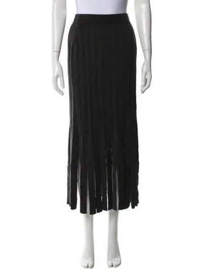 Pre-owned Aeron Midi Length Skirt W/ Tags In Black