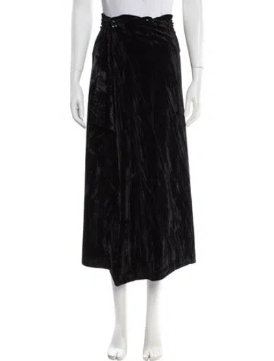 Pre-owned Aeron Midi Length Skirt W/ Tags In Black