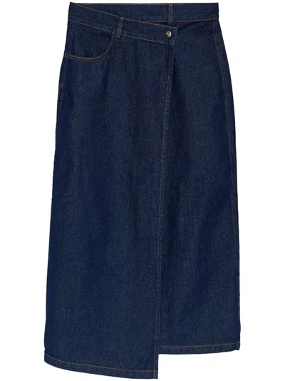 Aeron Denim Nina Skirt In Blue