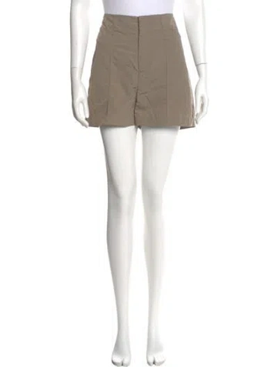 Pre-owned Aeron Mini Shorts In Neutrals