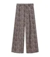 Aeron Wellen Abstract-print Palazzo Pants In Black