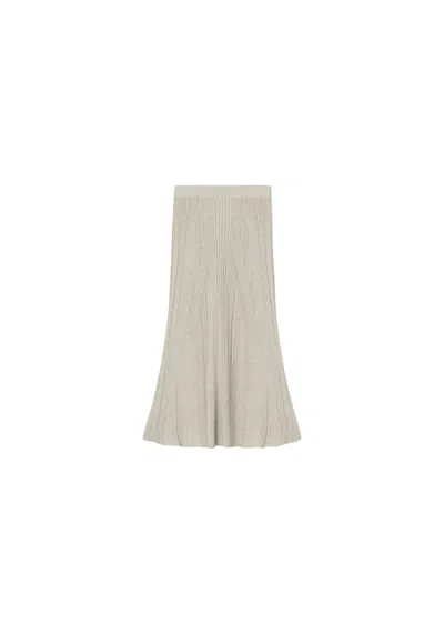 AERON AERON MOSSY - SPARKLY RIBBED MIDI SKIRT