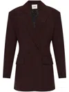 Aeron Motive Boxy Blazer In Red