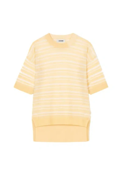 Aeron Nimble - Striped T-shirt In Neutrals