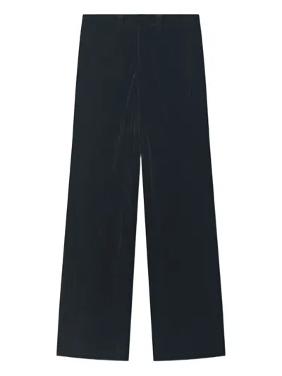 Aeron Omar Velvet Trousers In Black