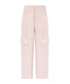 Aeron Opal Wide-leg Cargo Trousers In Pink