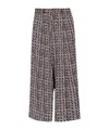 AERON WELLEN MONOGRAM-PRINT TROUSERS