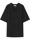 Aeron Poplin Dress In Black