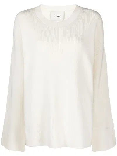 Aeron Priam Split-cuffs Jumper In Weiss