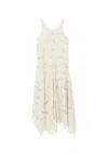 Aeron Reef - Lace Fluted Maxi Dress