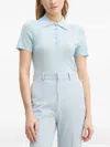 Aeron Geripptes Poloshirt In Blue