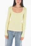 AERON ROUND NECK RIBBED SWEATER