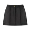 Aeron Leather Rudens Mini Skirt In Black