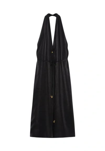 Aeron Seraphine - Halter Dress In Black