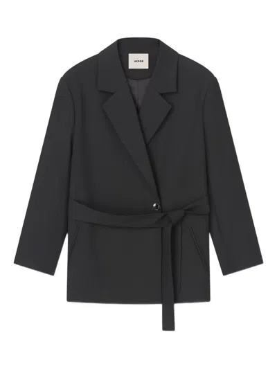 Aeron Single-breasted Blazer In Black