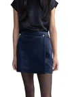 Shop Aeron Stella - Heavy Satin Mini Skirt