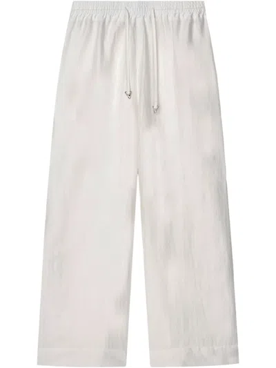 Aeron Straight-leg Trousers In White