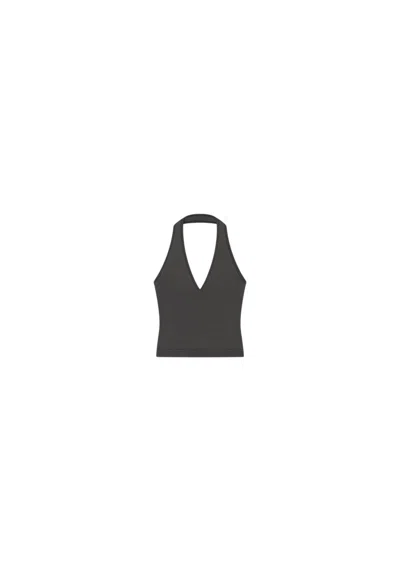Aeron Sugarplum - Knitted Halterneck Top