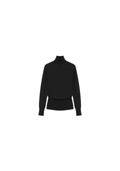 Aeron Tender - Fitted Turtleneck In Black