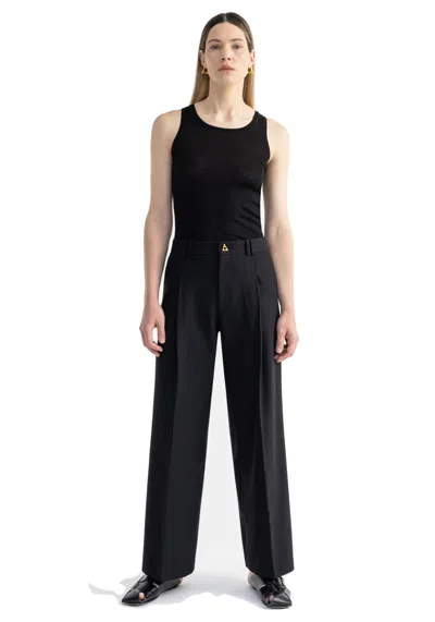 Aeron Tomi - Fitted Tank Top In Black