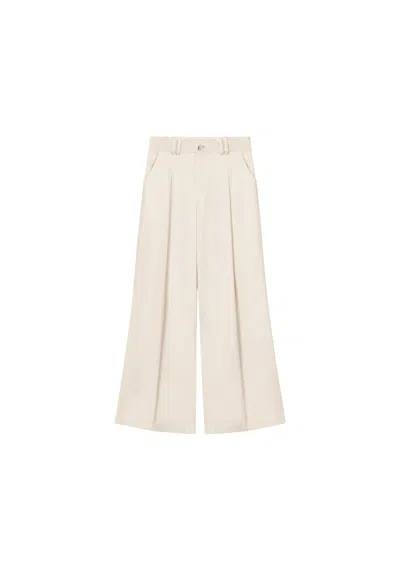 Aeron Wellen - Satin Wide-leg Pants