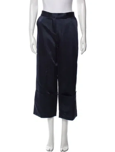 Pre-owned Aeron Wide Leg Pants In Blue