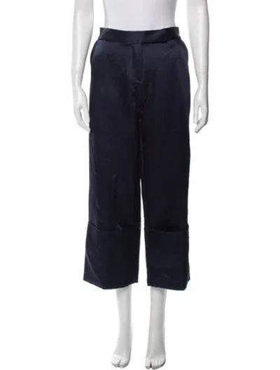 Pre-owned Aeron Wide Leg Pants In Blue