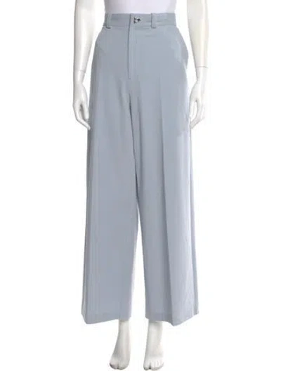 Pre-owned Aeron Wide Leg Pants In Blue