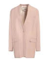 Aeron Woman Coat Blush Size 8 Wool In Pink