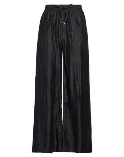 Aeron Woman Pants Black Size 8 Linen, Polyamide