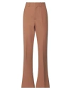 Aeron Woman Pants Brown Size 10 Recycled Polyester, Virgin Wool, Elastane In Brown