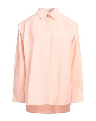 Aeron Woman Shirt Pink Size 10 Cotton, Polyamide