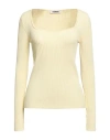 Aeron Woman Sweater Pastel Yellow Size Xs Rayon, Polyester