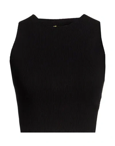 Aeron Woman Top Black Size L Viscose, Polyester