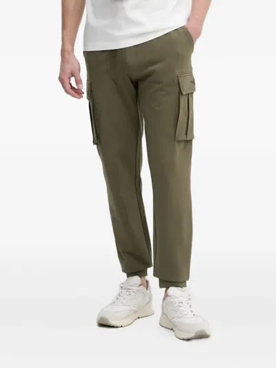 Aeronautica Militare Cargo Pocket Track Pants In Green