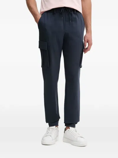 Aeronautica Militare Cargo-pocket Track Pants In Blue
