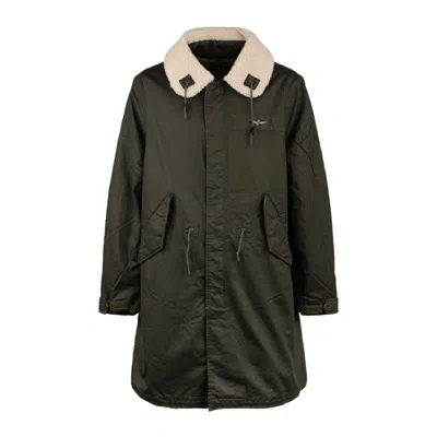 AERONAUTICA MILITARE AERONAUTICA MILITARE COATED COTTON HOODED PARKA