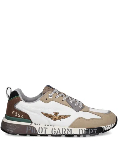 Aeronautica Militare Bestickte Pilot Sneakers