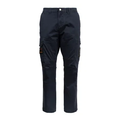 Aeronautica Militare Frecce Tricolori Cargo Pants Patches In Blue