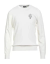 Aeronautica Militare Frecce Tricolori Man Sweater White Size Xl Cotton, Lyocell
