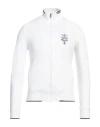 Aeronautica Militare Frecce Tricolori Man Sweatshirt White Size S Cotton, Elastane