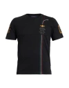 Aeronautica Militare Frecce Tricolori Man T-shirt Black Size Xl Cotton