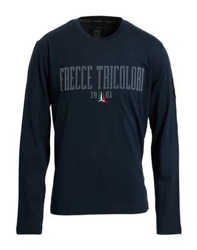 Aeronautica Militare Frecce Tricolori Man T-shirt Midnight Blue Size Xl Cotton