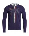 Aeronautica Militare Frecce Tricolori Man T-shirt Navy Size Xxl Cotton In Blue