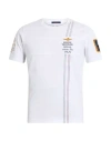 Aeronautica Militare Frecce Tricolori Man T-shirt White Size M Cotton In White