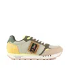 Aeronautica Militare Embroidered-logo Retro Sneakers In Green
