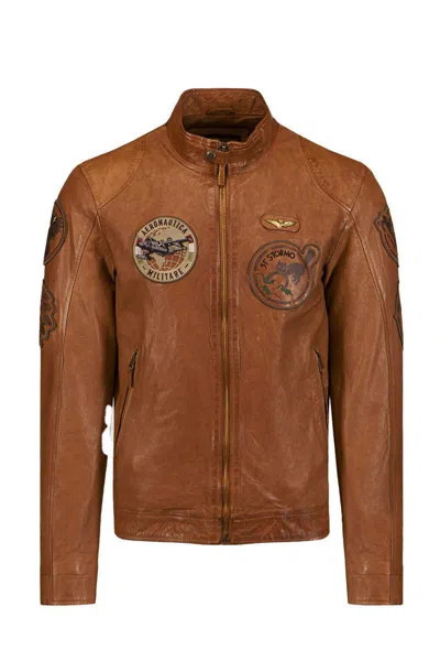 Aeronautica Militare Jackets In Brown